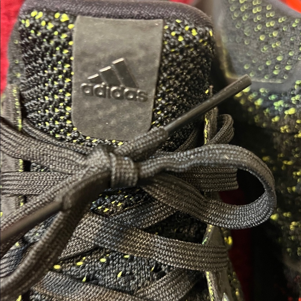 Adidas Mens Ultra Boost Clima Core Black / Solar Red Knit Shoes AQ0482 Size 11 - Picture 14 of 15